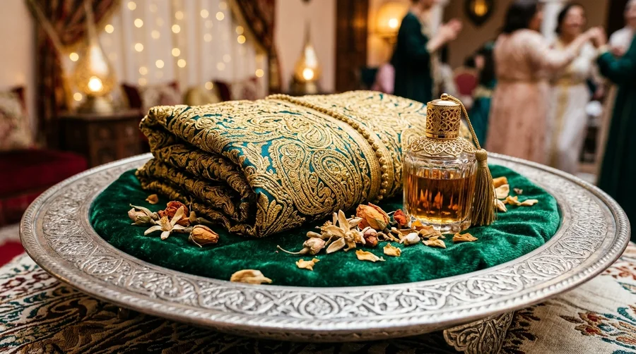 تفاصيل صينية الدفوع المغربي الفاخرة